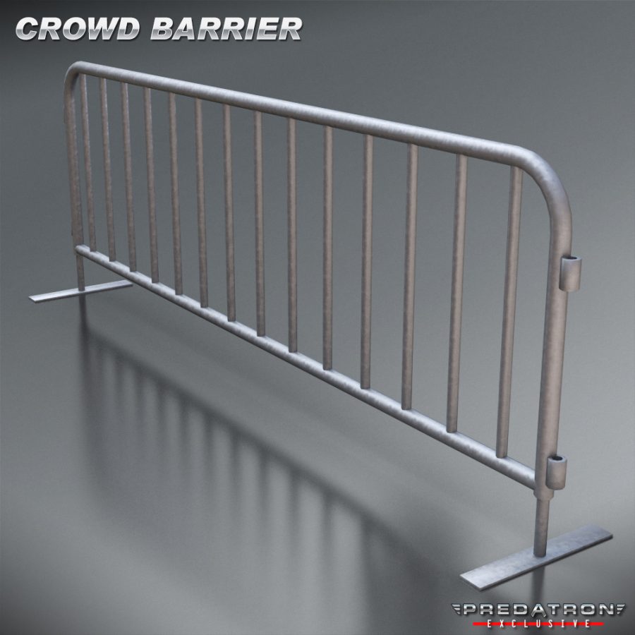Crowd Barrier - Predatron 3D Models and Resources