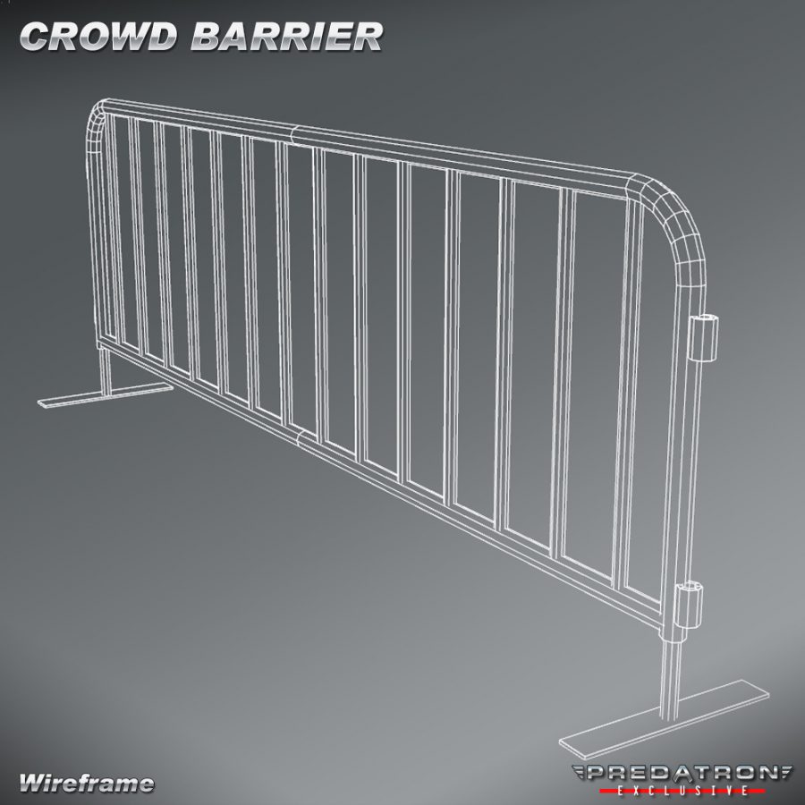 Crowd Barrier - Predatron 3D Models and Resources