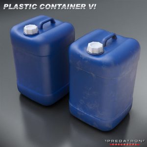 Plastic Container V1 - Predatron 3D Models and Resources