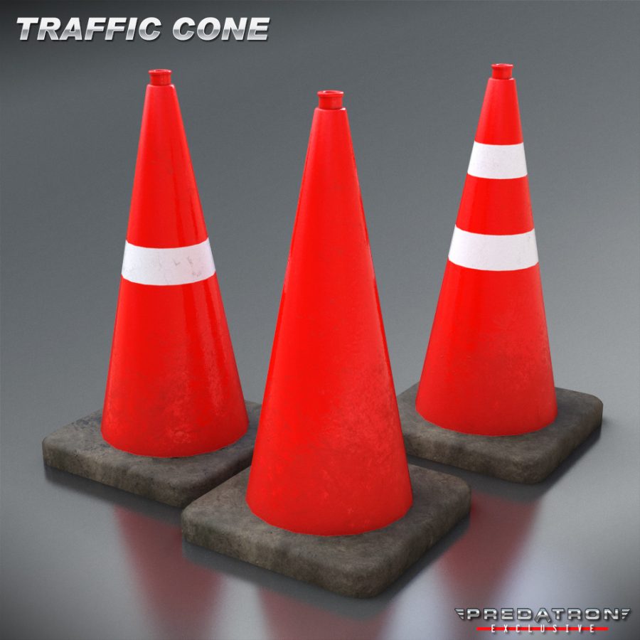 Traffic Cone - Predatron 3D Models and Resources