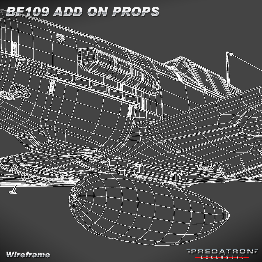 BF109 Add On Props