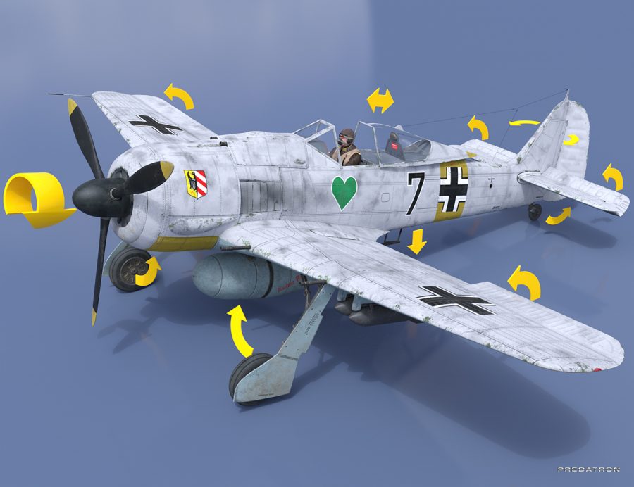 FW190 Fighter Plane