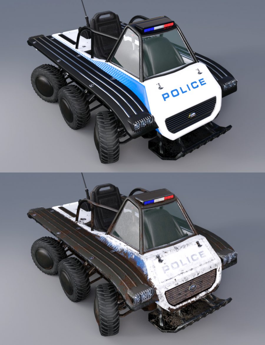 Promo of 14MU Transport Scamp extras set with police markings