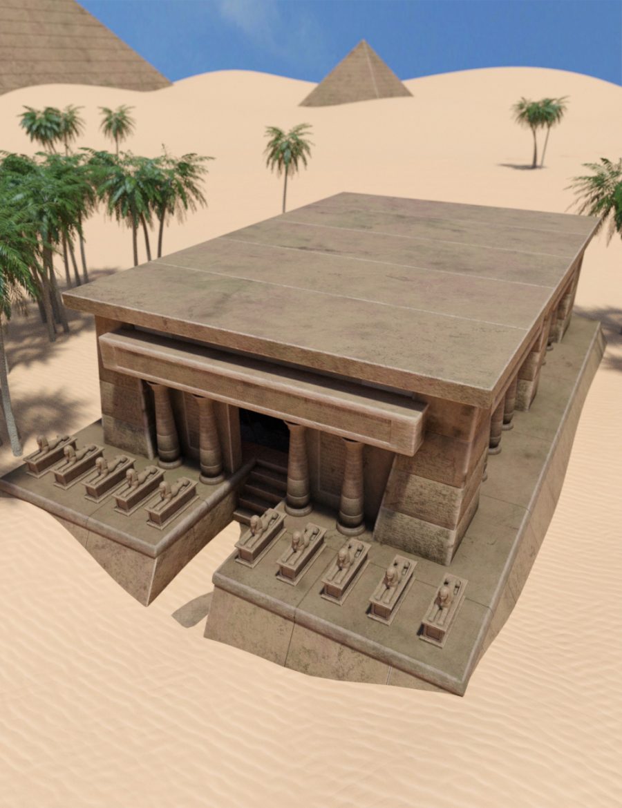 Promo of Egyptian Fantasy Bath House version one in the desert