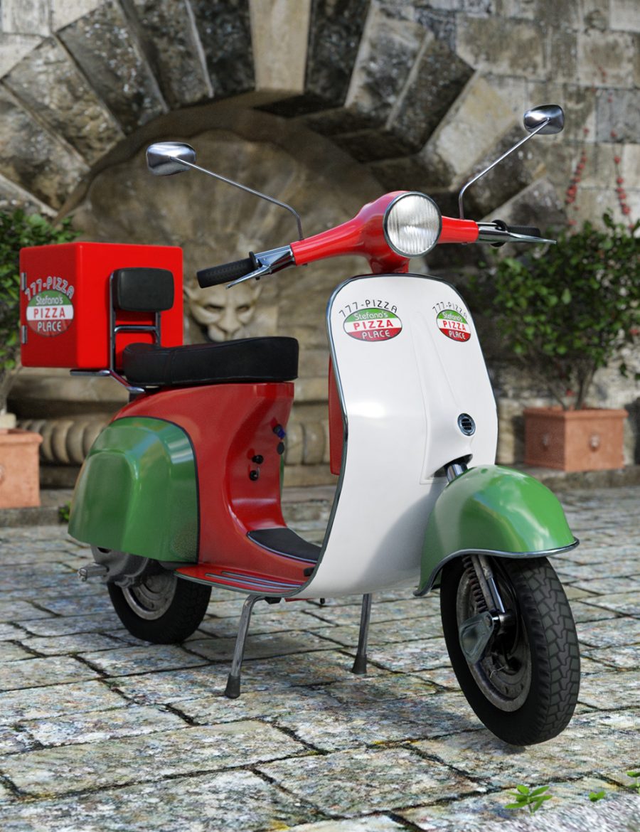 Promo of a pizza delivery company for Italian Scooter