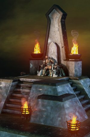 Main promo image of the Predatron Stone Throne