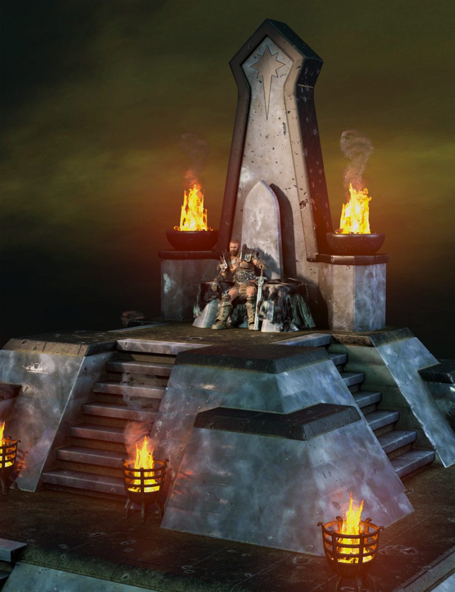 Main promo image of the Predatron Stone Throne
